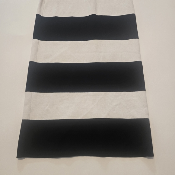 Club Monaco Striped Sweater Maxi Cocktail Sleeveless Strapless Size M - Picture 2 of 12